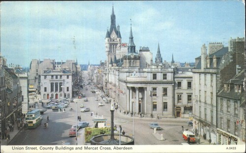 Vintage aberdeen postcard - aberdeen,