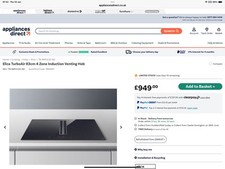 Elicia Vented Induction Hob 80mm