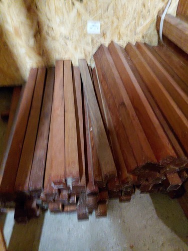 Teak 18x1x1 wood turning - -,