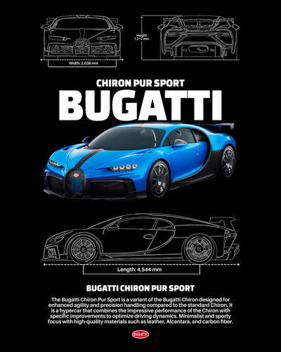 Premium bugatti chiron pur - bugatti,