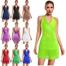 UK Womens Latin Dance Dress