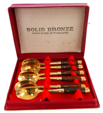 Thai Bronze Teaspoon Set x6