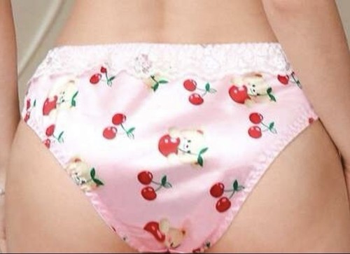 Pink satin lace - pink,