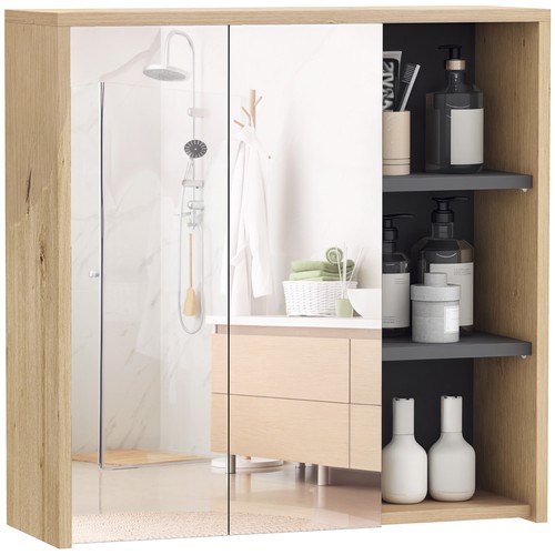 Homcom bathroom cabinet wall - bathroom,