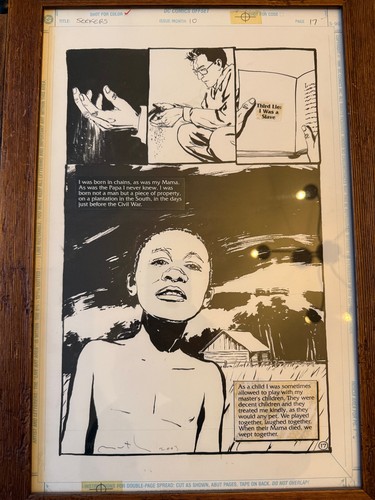 Original comicbook art jon - by,