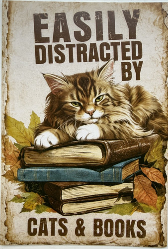 Cat attitude postcard - cat,