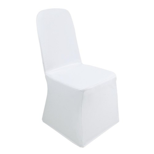 White stretch chair covers for - white,