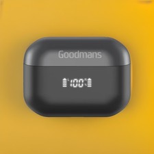 Goodmans True Wireless LED Noise Cancelling Earphone + 15HRS Case 