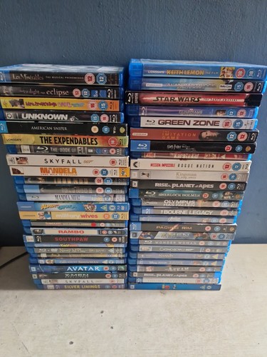 Blu rays bundle joblot - 50, bulk