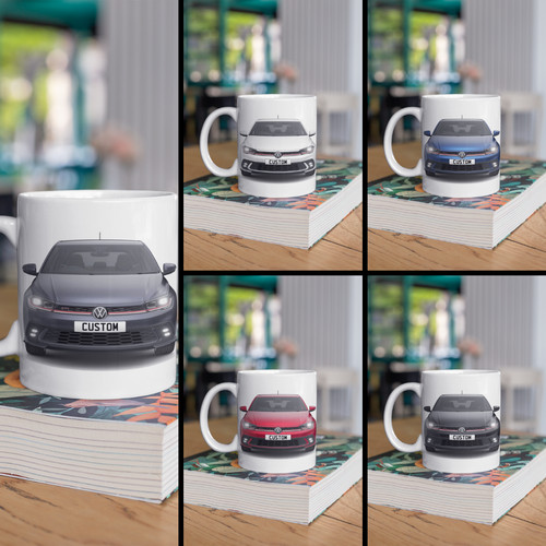 Personalised polo gti - gti, mug