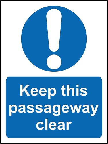 Mandatory sign keep - , this