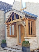 Solid Oak Porch, Doorway