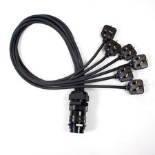 Socapex Spider - 13amp UK Plug to 19 Pole Female Soca