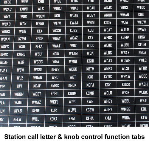 Vintage station call letters - station,