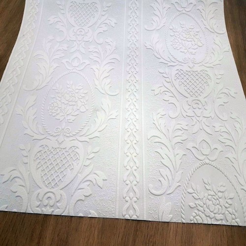 Textured blown vinyl white - blown,