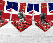 Remembrance Day Poppy 'We Will