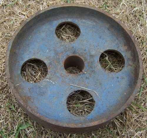 Cast iron flat - cast, pulley