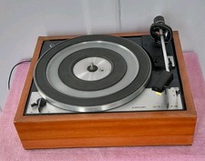 Vintage Rare 1970s Telefunken Turntable Model W258 In Homemade Plinth Working