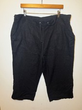 BHS Womens Black Linen Blend