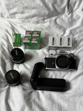 [EXC5] Nikon FM3A 35mm SLR Film Camera Ai-s 50mm F1.4 28-35mm Lens Japan