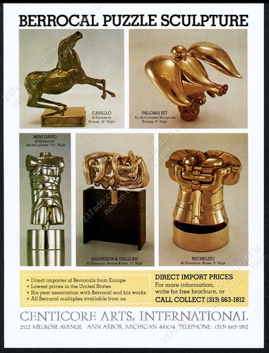 1980 miguel berrocal puzzle - berrocal,