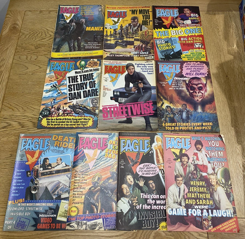 Eagle comics x10 issues - comics, no
