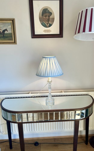 Laura ashley glass lamp silk - glass,