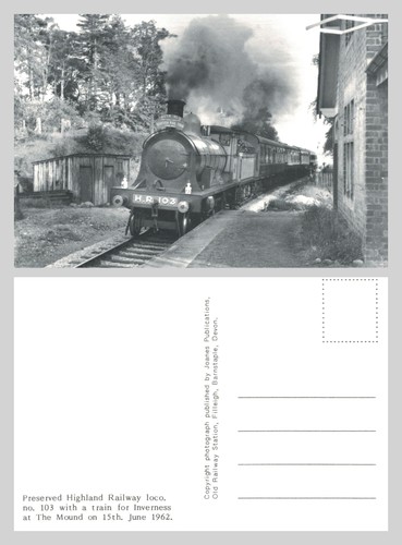 Postcard preserved highland - preserved,