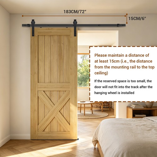 180 200cm sliding door - 180/200cm, track