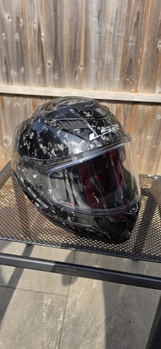 Ls2 dragon carbon motorcycle - carbon,