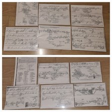 1988 Eastern & Anglian Track  Railway Diagrams  x 10 + Index Map Laminated 