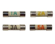 BS646 Fuses For Shaver Adaptor Plug / Dimmer 1A, 2A, 3A, 5A | 1 , 2, 3, 5 Amp