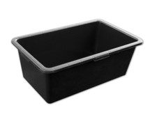 Faulks 80L Multi Tub Horse Feed Rectangular Bucket Equine Stable Water Trough