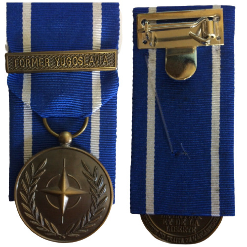Nato former yugoslavia medal - nato,