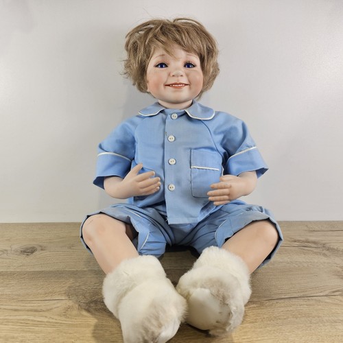 Large vintage porcelain doll - large,
