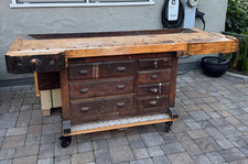 Vintage Carpenters workbench