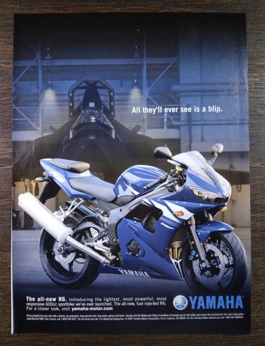 2003 vintage print yamaha - ad,
