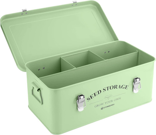 Seed storage box organiser - box,