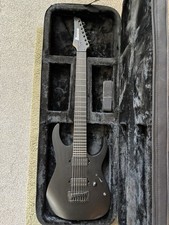 Ibanez RGIXL7 Iron Label 7 String Baritone Electric Guitar Satin Black