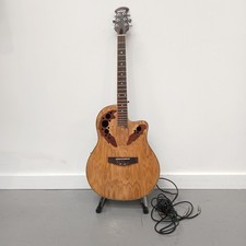 Gear4Music Electric Acoustic Guitar Brown -WRDC