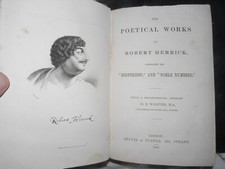 ROBERT HERRICK  1859 Thomas Spotswood Ash, Manor House, Kilrea, BOOKPLATE OFFER?