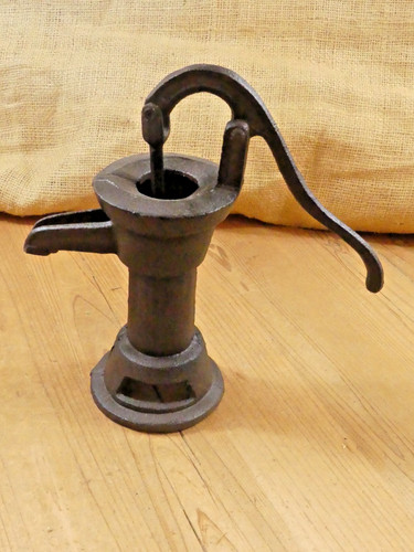 Rustic cast iron pump cistern - rustic,