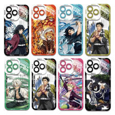 Demon Slayer Anime Phone Case For iPhone 16 15 14 Plus 13 12 11 8 7 X Pro Max