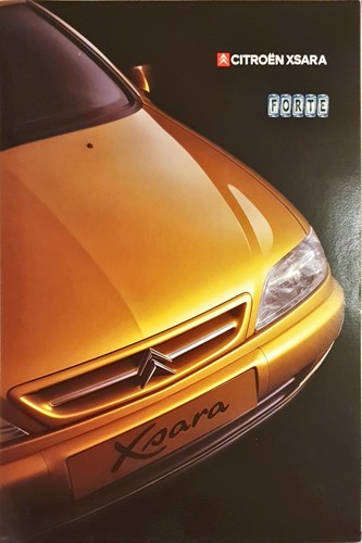 Citroen xsara forte brochure - xsara,