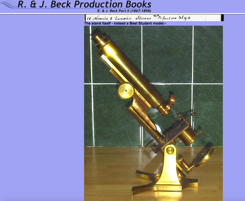 J beck microscope - beck,