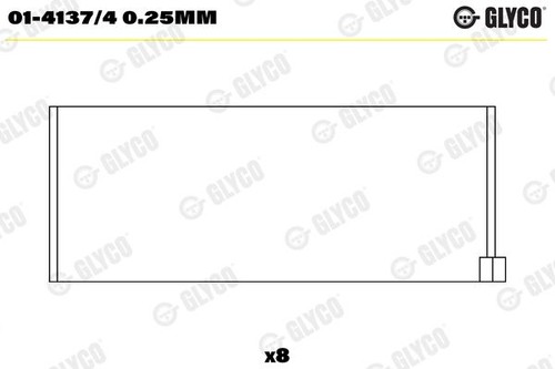 Connecting rod bearing shell - rod,