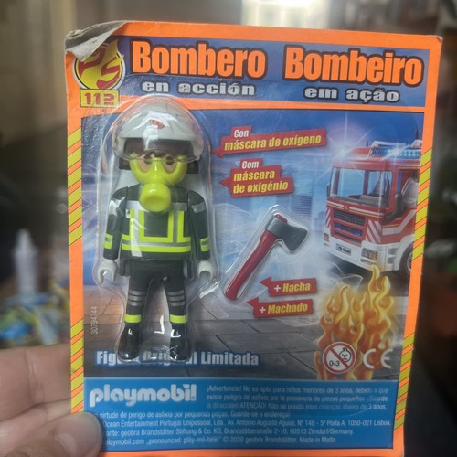 Playmobile firefighter with - playmobile,