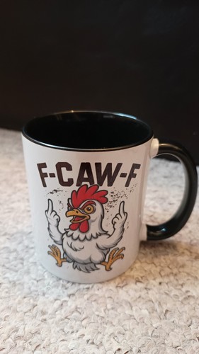 Caw tea coffee mug funny - f-caw-f,