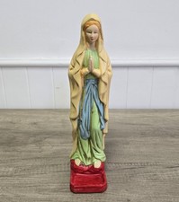 Virgin Mary Statue Figure Religious Mother Mary / Christmas Display Hand Painted