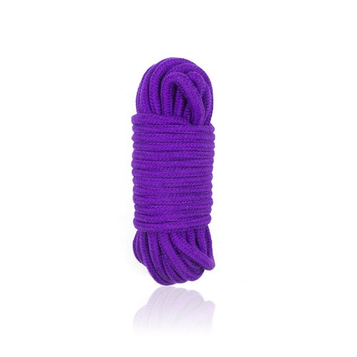 Purple cotton bondage - purple, rope,